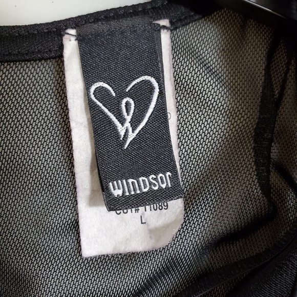 Windsor Black and Red High Low Dress - Picture 8 of 8